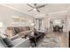 Comfortable living area flows nicely into the dining and kitchen area at 8250 E Arabian Trl # 120, Scottsdale, AZ 85258