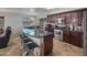 Modern kitchen with stainless steel appliances, a large island, and ample counter space at 11183 W Tonto St, Avondale, AZ 85323