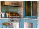 Built-in stainless steel outdoor grill with granite countertops at 11935 E Casitas Del Rio Dr, Scottsdale, AZ 85255