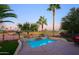 Swimming pool and backyard with views of the golf course at 15954 W Sheila Ln, Goodyear, AZ 85395
