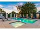 Relaxing pool and spa area with ample seating, lush greenery, and well-manicured landscape offering a private oasis at 1609 W State Ave, Phoenix, AZ 85021