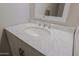 Bathroom vanity with marble countertop and modern fixtures at 16256 N 64Th Pl, Scottsdale, AZ 85254