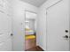 Bright bedroom, featuring wood flooring, includes a comfortable bed at 2673 Leisure World --, Mesa, AZ 85206