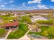Beautiful community aerial view featuring ramadas, barbecue, green space, desert landscaping, and mountain views at 31020 N 5Th St, Phoenix, AZ 85085