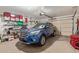 Spacious two-car garage providing secure parking and ample storage solutions for vehicles and belongings at 45068 W Alamendras St, Maricopa, AZ 85139
