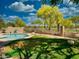 Backyard pool and grass area with golf course view at 4867 E Windstone Trl, Cave Creek, AZ 85331