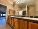 Bathroom with double sinks, tile counters, and tub shower at 4867 E Windstone Trl, Cave Creek, AZ 85331