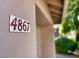 Close-up of the house number '4867' displayed on decorative tiles, providing clear identification at 4867 E Windstone Trl, Cave Creek, AZ 85331