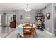 Cozy dining room featuring a round table with seating for four at 5221 W Garden Dr, Glendale, AZ 85304