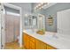 Bright bathroom with a double vanity and a separate toilet and shower room at 7354 E Norwood St, Mesa, AZ 85207