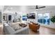 Bright living room with modern furniture and large windows at 7820 N 5Th Ave, Phoenix, AZ 85021