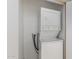 Conveniently located stacked white washer and dryer in a bright and tidy laundry closet at 17242 N 16Th Dr # 6, Phoenix, AZ 85023