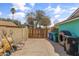 Enclosed backyard featuring a concrete slab at 1822 N Sunaire Cir, Mesa, AZ 85205