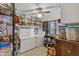 Well-stocked pantry with ample shelving, chest freezers, and organized storage solutions at 1822 N Sunaire Cir, Mesa, AZ 85205