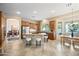 Spacious kitchen boasts stainless steel appliances, granite countertops, and a breakfast bar with ample seating at 2069 S Sailors Ct, Gilbert, AZ 85295
