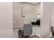 Convenient and functional office nook with built-in desk and drawers, providing an ideal workspace at 20698 W Meadowbrook Ave, Buckeye, AZ 85396