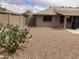 Spacious backyard featuring low-maintenance landscaping, perfect for outdoor living and entertainment at 2152 S Olivewood --, Mesa, AZ 85209