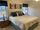 Spacious main bedroom with windows and decorative lamps at 2152 S Olivewood --, Mesa, AZ 85209