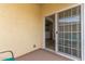 View of covered patio with door to home at 2754 S Sulley Dr # 103, Gilbert, AZ 85295