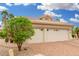 Beautiful single-Gathering home with manicured landscaping and a spacious three-car garage at 3150 N 150Th Dr, Goodyear, AZ 85395