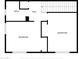 The second-floor layout features two bedrooms, a shared hall, and a bathroom at 3150 N 150Th Dr, Goodyear, AZ 85395