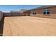 Large, level backyard offering ample space for outdoor activities and customization at 37325 W San Clemente St, Maricopa, AZ 85138
