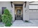 Welcoming entrance area featuring stone pathway and metal front gate at 3842 E Alameda Ln, Gilbert, AZ 85298