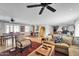 Inviting living room with cozy seating and wood floors at 4611 E Monterosa St, Phoenix, AZ 85018
