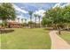 Common community greenspace, includes pool and various structures for shade at 5436 W Chisum Trl, Phoenix, AZ 85083