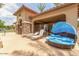 Inviting pool lounge area featuring comfortable seating and shaded lounging at 5436 W Chisum Trl, Phoenix, AZ 85083