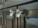 Close-up on black cabinets with elegant crystal knobs, adding a touch of luxury to the space at 10113 E Topaz Dr, Scottsdale, AZ 85258