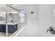Modern bathroom featuring a glass enclosed shower and double sink vanity at 10425 E Corbin Ave, Mesa, AZ 85212