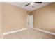 Open concept bedroom featuring carpet flooring, neutral paint, and standard closet door at 1072 E Jade Dr, Chandler, AZ 85286