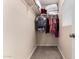 A walk-in closet complete with shelves and hanging space at 125 S 56Th St # 100, Mesa, AZ 85206