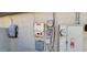 Electrical panel, solar system inverter and electrical meters at 1617 E Fremont Rd, Phoenix, AZ 85042