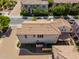 Aerial view of the backyard and tile roof of this two-story home at 1930 W Yellowstone Way, Chandler, AZ 85248