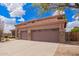 Expansive three-car garage and desert landscaping at 2146 S Drexel --, Mesa, AZ 85209