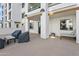Open-air patio featuring modern outdoor furniture and views of the property at 2511 W Queen Creek Rd # 165, Chandler, AZ 85248