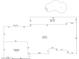 Layout of the first floor of the home at 2528 N Ashbrook Cir, Mesa, AZ 85213