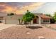 Charming single-story home with desert landscaping, a red tile roof, and a two-car garage at 3308 N Nebraska St, Chandler, AZ 85225