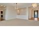 Elegant entryway with decorative front door and modern lighting at 3750 E Sawtooth Dr, Chandler, AZ 85249