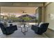 Indoor living space showcases a balcony with mountain views, creating a serene and inviting atmosphere at 5527 E Arroyo Verde Dr, Paradise Valley, AZ 85253