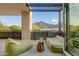 Balcony with seating that features mountain views at 5527 E Arroyo Verde Dr, Paradise Valley, AZ 85253