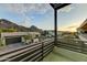 Balcony view of the surrounding neighborhood and mountains at 5527 E Arroyo Verde Dr, Paradise Valley, AZ 85253