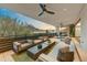Spacious covered patio with a seating area perfect for relaxing with mountain views at 5527 E Arroyo Verde Dr, Paradise Valley, AZ 85253
