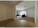 Transition from the kitchen to the living room with a view of the comfortable seating area at 601 W 15Th St, Tempe, AZ 85281
