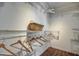 Walk-in closet with wire shelving and wooden floors providing ample storage at 6801 E Sheena Dr, Scottsdale, AZ 85254