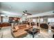 Open-concept living space with a kitchen, dining, and living area, perfect for entertaining at 6801 E Sheena Dr, Scottsdale, AZ 85254
