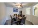 Dining room with ceiling fan and view of the hallway at 737 W Desert Valley Dr, San Tan Valley, AZ 85143