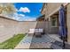Cozy backyard nook with outdoor seating for relaxing and entertaining at 2640 N Heritage St, Buckeye, AZ 85396